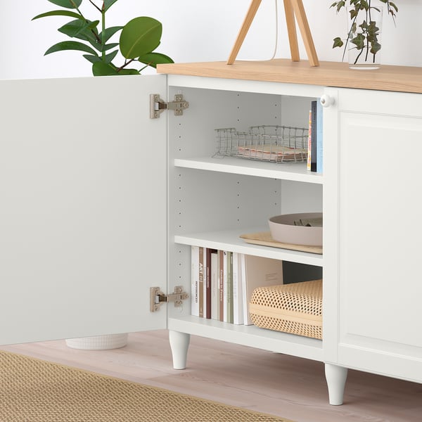 IKEA BESTÅ Storage Combination With Doors White/Smeviken/Kabbarp White 70 7/8x16 1/2x29 7/8 "