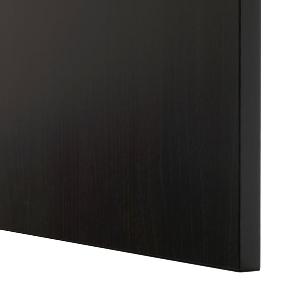 IKEA BESTÅ TV Storage Combination/glass Doors Black-brown/Lappviken Black-brown Clear Glass 118 1/8x16 1/2x91 "