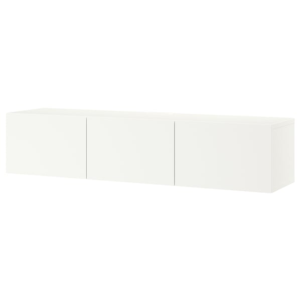 IKEA BESTÅ TV unit with doors white/Lappviken white 70 7/8x16 1/2x15 "