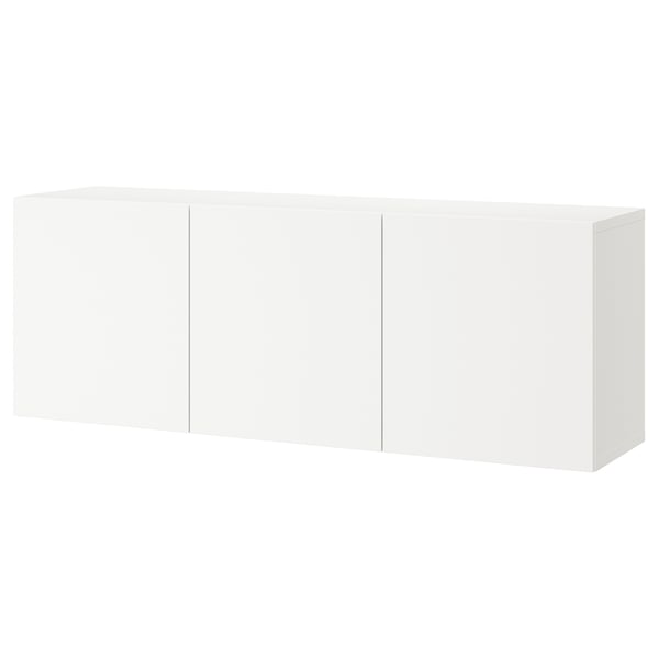 IKEA BESTÅ Wall-mounted cabinet combination white/Lappviken white 70 7/8x16 1/2x25 1/4 "