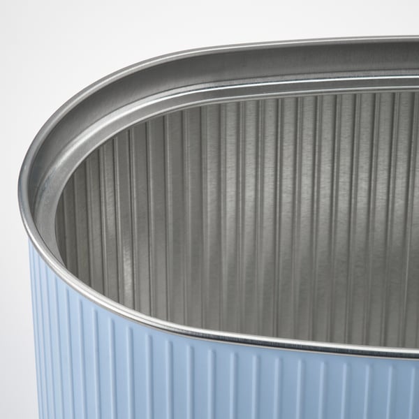 IKEA BETTHAJ Tin With Lid For Dry Food/pale Blue 3.3 Qt