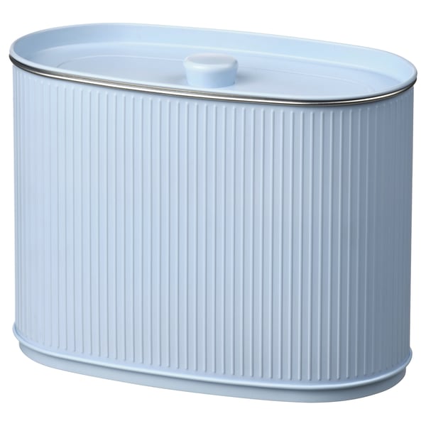 IKEA BETTHAJ Tin with lid for dry food/pale blue 3.3 qt