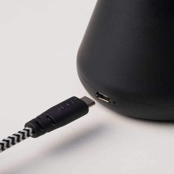 IKEA BJÖRKSPIREA LED Decorative Light Black Tube-shaped