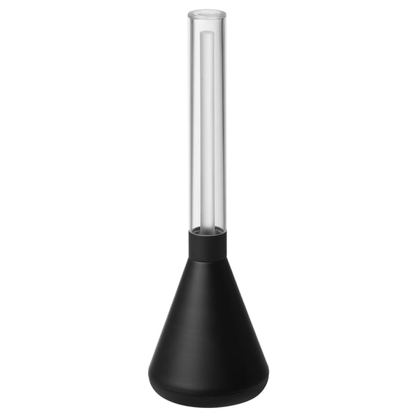 IKEA BJÖRKSPIREA LED decorative light black tube-shaped