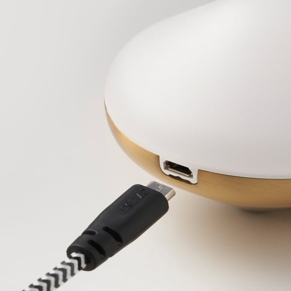 IKEA BJÖRKSPIREA LED Decorative Light Brass Color Diamond-shaped 2 Pack