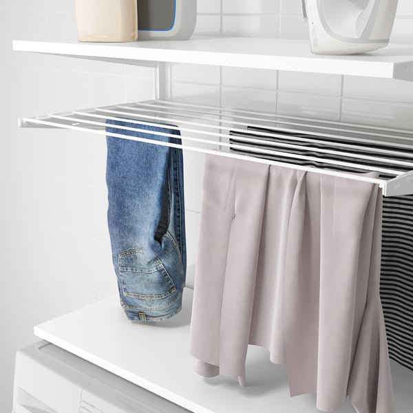 IKEA BOAXEL Laundry Combination White 32 1/4x15 3/4x79 "