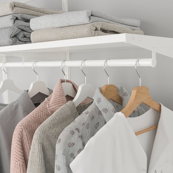 IKEA BOAXEL Wardrobe Combination White 96 3/8x15 3/4x79 "