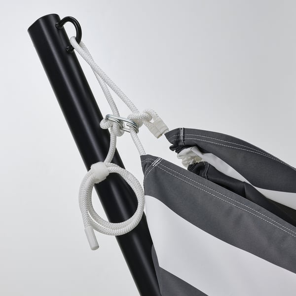 IKEA BOCKÖN / HAMNÖN Hammock With Stand Black/anthracite White