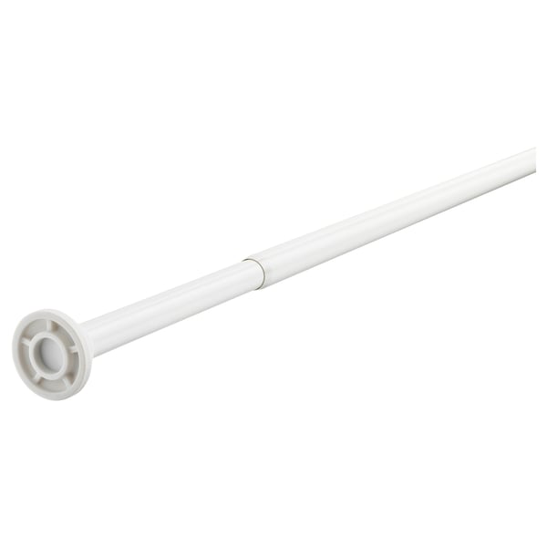 IKEA BOTAREN Shower curtain tension rod white 47-79 "