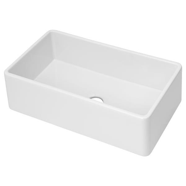 IKEA BOVIGGEN Apron front sink white 34 1/4x19x9 5/8 "