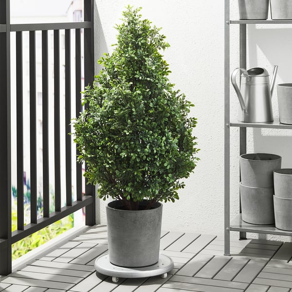 IKEA BOYSENBÄR Plant Pot Indoor/outdoor Light Gray 7 ½ "