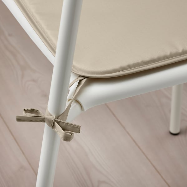 IKEA BRÄMÖN Chair Pad Gray-beige Indoor/outdoor 13 3/8x13x0 "
