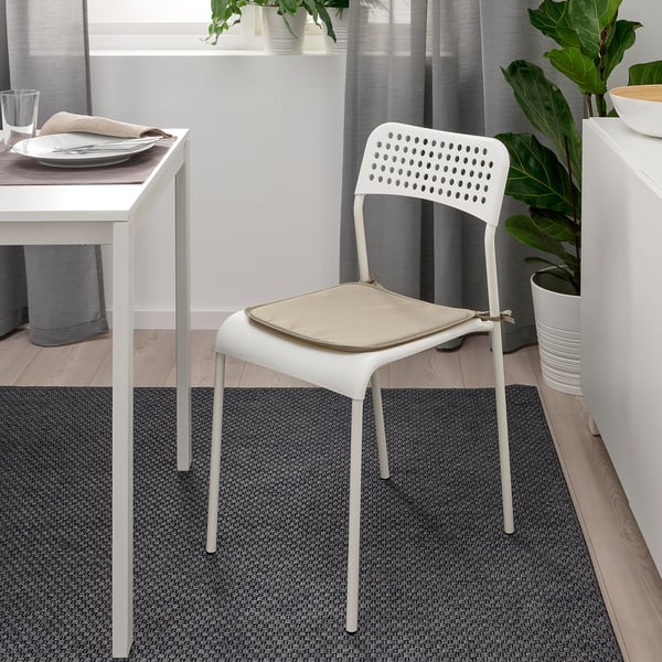 IKEA BRÄMÖN Chair Pad Gray-beige Indoor/outdoor 13 3/8x13x0 "