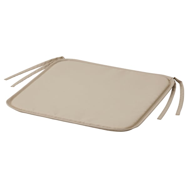 IKEA BRÄMÖN Chair pad gray-beige indoor/outdoor 13 3/8x13x0 "