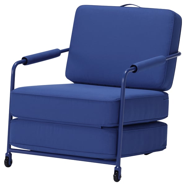 IKEA BRÄNNBOLL Gaming Lounge Chair Knisa Bright Blue