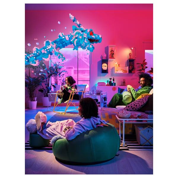 IKEA BRÄNNBOLL Gaming Lounge Chair Knisa Bright Blue