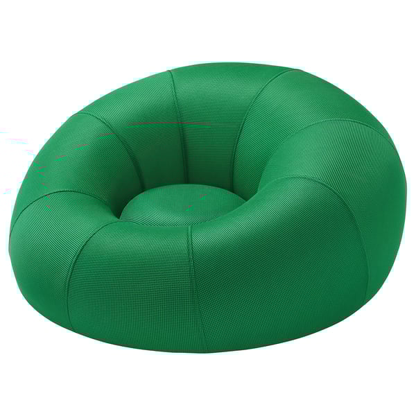 IKEA BRÄNNBOLL Inflatable gaming lounge chair bright green