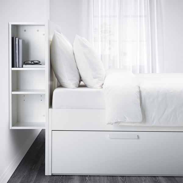 IKEA BRIMNES Bedroom Furniture Set Of 2 White Queen