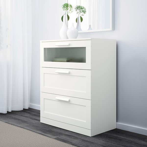 IKEA BRIMNES Bedroom Furniture Set Of 2 White Queen
