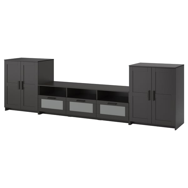 IKEA BRIMNES TV storage combination black 132 1/4x16 1/8x37 3/8 "
