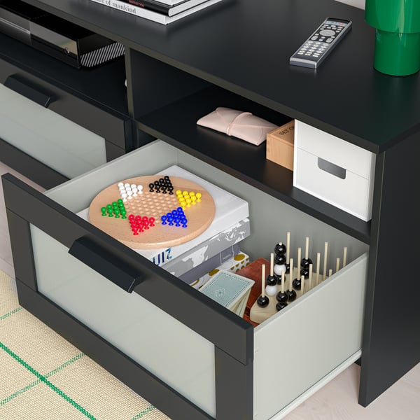 IKEA BRIMNES TV Storage Combination Black 78 3/4x16 1/8x37 3/8 "