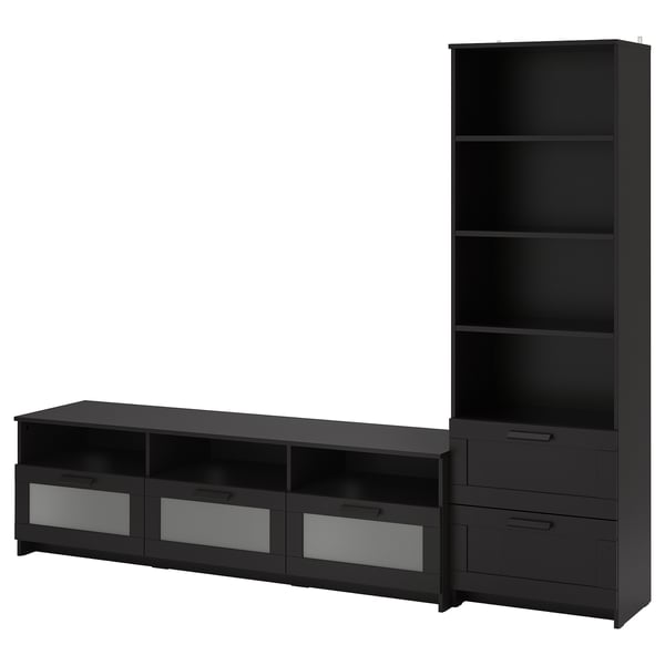 IKEA BRIMNES TV storage combination black 94 1/2x16 1/8x74 3/4 "