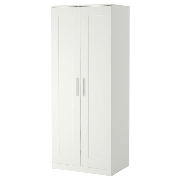 IKEA BRIMNES Wardrobe with 2 doors white 30 3/4x74 3/4 "