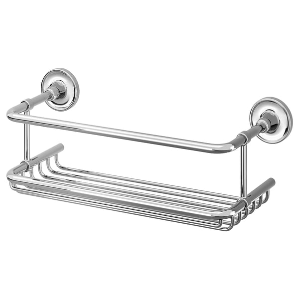 IKEA BROFJÄRDEN Shower shelf chrome effect 13x4 ¾ "