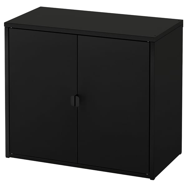IKEA BROR Cabinet with 2 doors black 29 7/8x15 3/4x26 "
