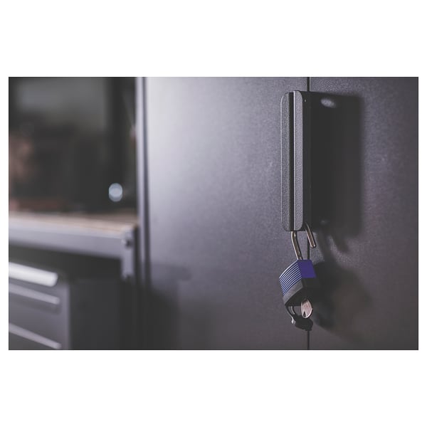 IKEA BROR Shelf Unit W Cabinet/drawers Black 66 7/8x15 3/4x75 1/4 "