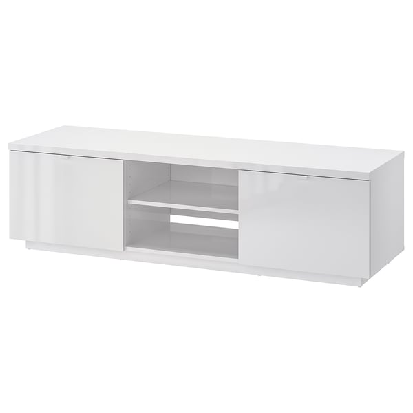 IKEA BYÅS TV unit high gloss white 63x16 1/2x17 3/4 "