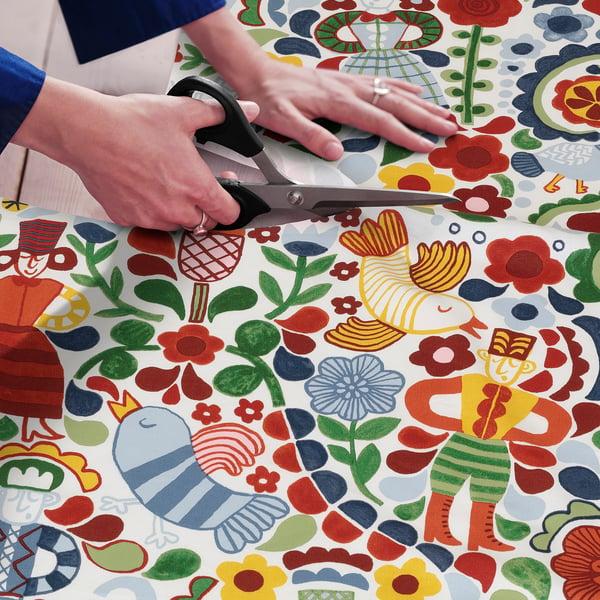 IKEA CINTIAKAKTUS Pre-cut Fabric White/multicolor 59x118 "