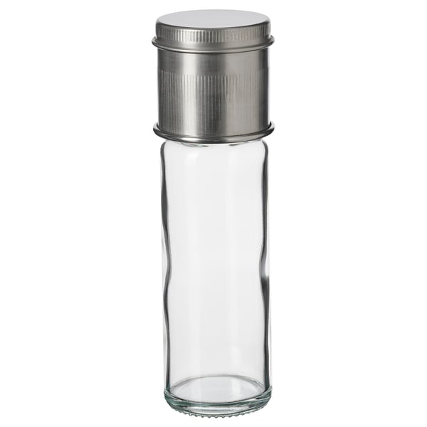 IKEA CITRONHAJ Spice mill clear glass/stainless steel 6 "