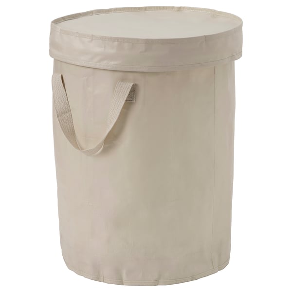 IKEA DIMPA Sorting bag with lid light grey-beige 1691 oz