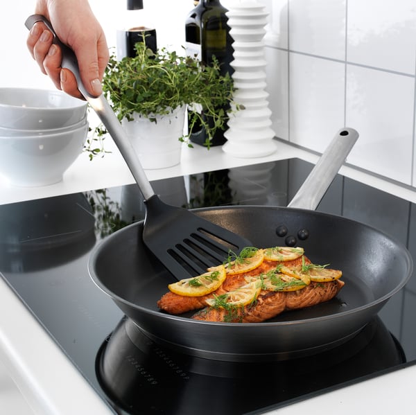 IKEA DIREKT 3-piece Kitchen Utensil Set Black/stainless Steel