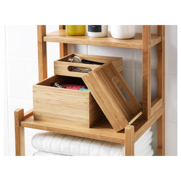 IKEA DRAGAN Box Set Of 3 Bamboo 9 ¼x6 ½x5 ½ "
