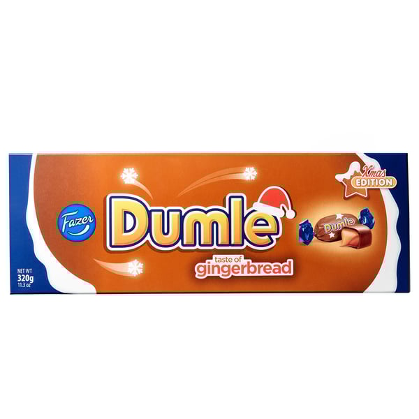 IKEA DUMLE Chocolate covered toffee gingerbread-flavor 11 oz