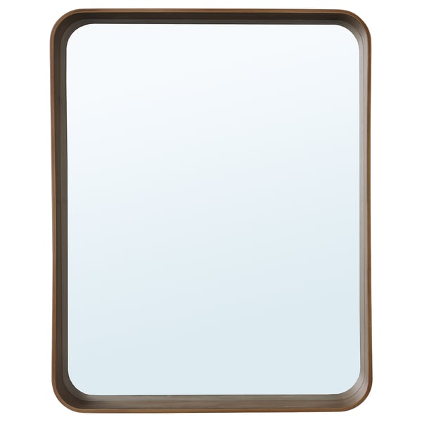 IKEA DVÄRGSYREN Mirror walnut veneer 15 ¾x19 ¾ "