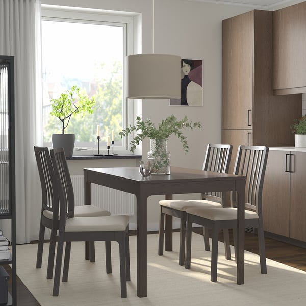 IKEA EKEDALEN Extendable Table Dark Brown 47 1/4/70 7/8x31 1/2 "