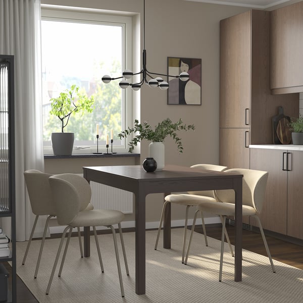 IKEA EKEDALEN Extendable Table Dark Brown 47 1/4/70 7/8x31 1/2 "