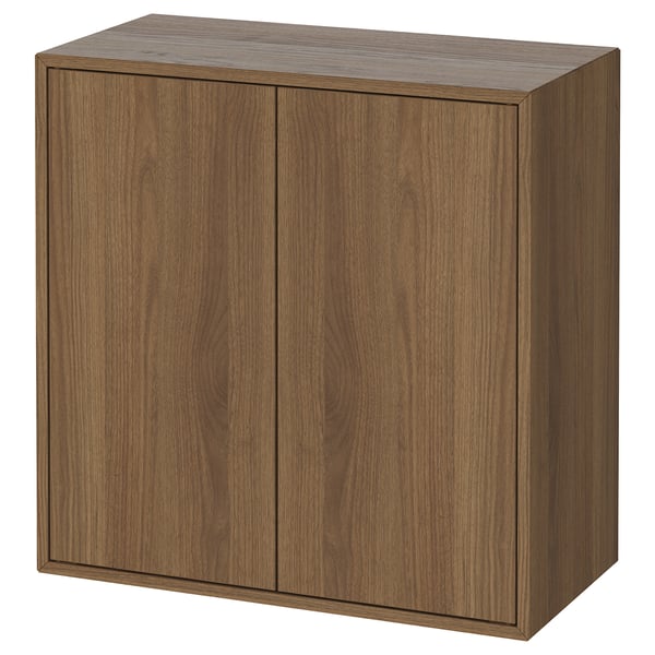 IKEA EKET Cabinet with 2 doors and shelf brown/walnut effect 27 1/2x13 3/4x27 1/2 "