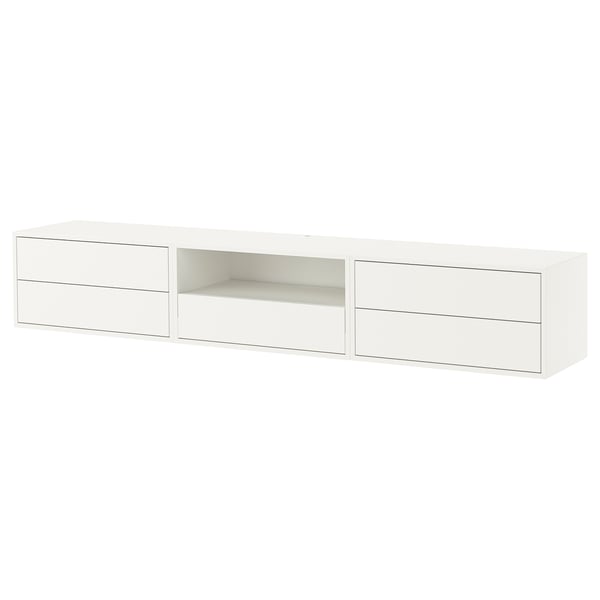 IKEA EKET Media storage combination white 82 5/8x13 3/4x13 3/4 "