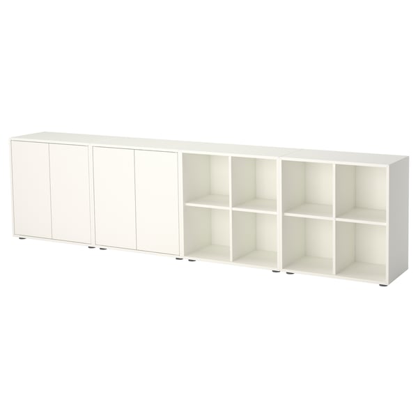 IKEA EKET Storage combination with feet white 110 1/4x13 3/4x28 3/8 "