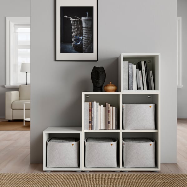IKEA EKET Storage Combination With Feet White 41 3/8x13 3/4x42 1/8 "