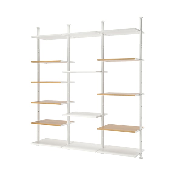 IKEA ELVARLI Open storage combination 101 3/4x20 1/8x87 1/4-137 3/4 "