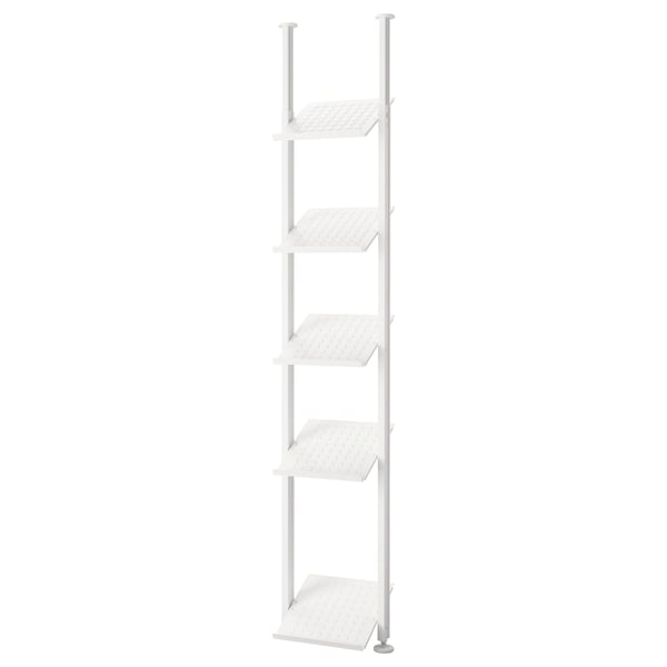 IKEA ELVARLI Open storage combination white 20 3/8x14 1/8x87 1/4-137 3/4 "