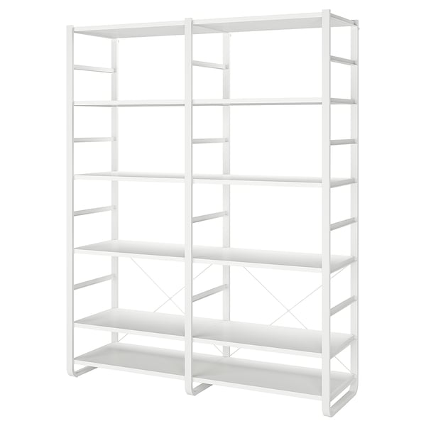IKEA ELVARLI Open storage combination white 65x21 5/8x85 "