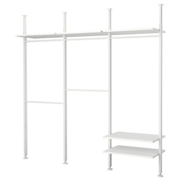 IKEA ELVARLI Wardrobe combination white 101 5/8x20x87 1/4-137 3/4 "