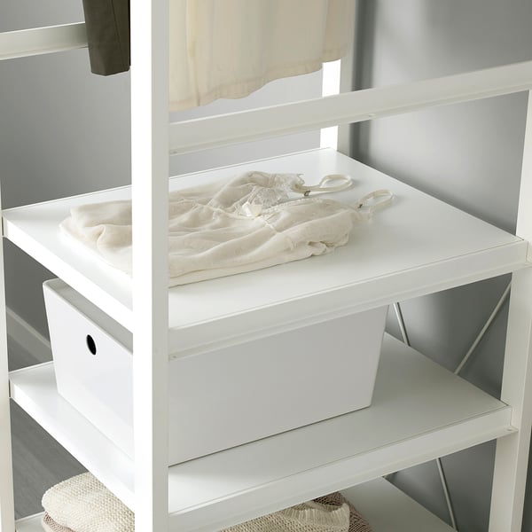 IKEA ELVARLI Wardrobe Combination White 17 1/2x21 5/8x85 "