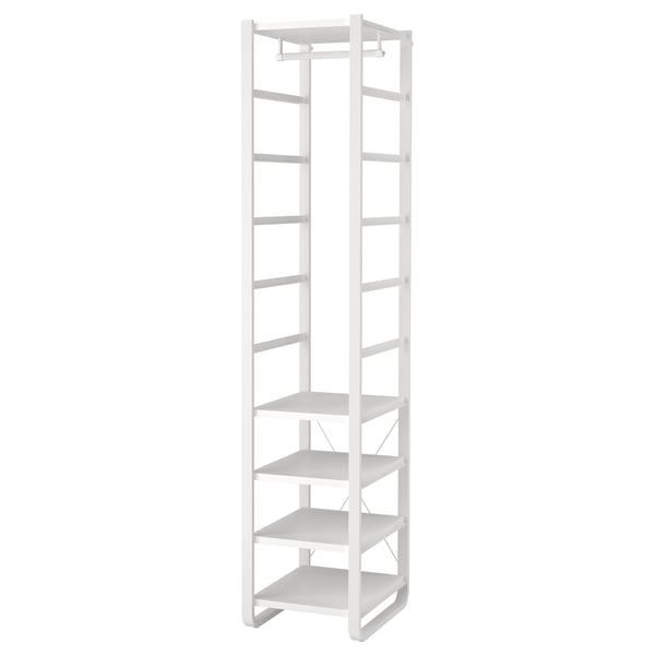 IKEA ELVARLI Wardrobe combination white 17 1/2x21 5/8x85 "